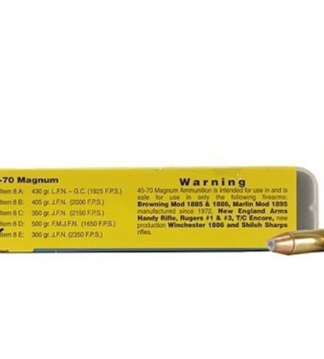 Buffalo Bore 45-70 Government Ammo 300 Grain Jacketed Hollow Point Box of 20