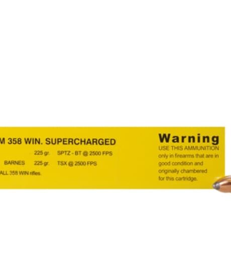 Buffalo Bore 358 Winchester Ammo 225 Grain Jacketed Soft Point Box of 20