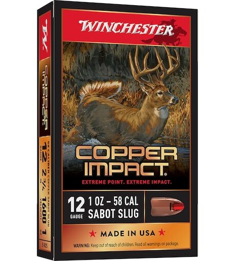 Winchester Deer Season XP Copper Impact 12 Gauge Polymer Tip Sabot Slug 2-3/4" 1oz