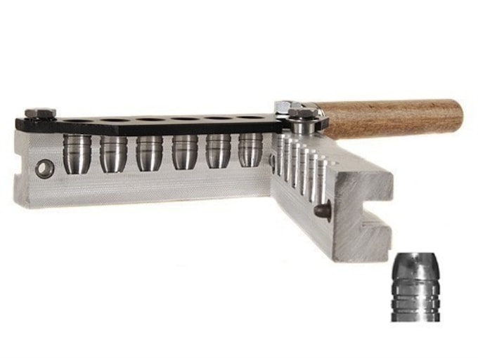 Lee 6 Cavity Bullet Mold 452-255-RF 45 ACP, 45 Auto Rim, 45 Colt (Long Colt) (452 Diameter) 255 Grain Flat Nose