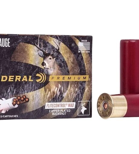 Federal Premium Vital-Shok 12 Gauge Buckshot Ammo 3" with Flitecontrol Wad