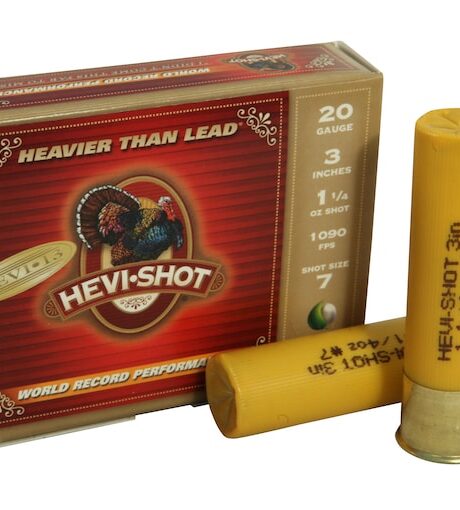 Hevi-Shot Hevi-13 Turkey 20 Gauge Ammo 3" #7 Tungsten Shot 1-1/4 oz Box of 5