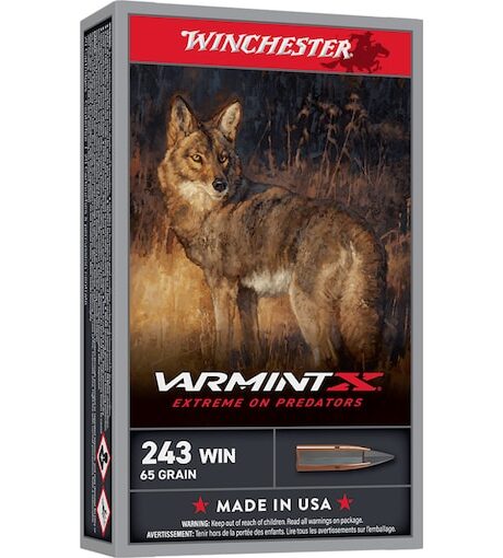 Winchester Varmint 243 Winchester Ammo 65 Grain Winchester Extreme Point Polymer Tip