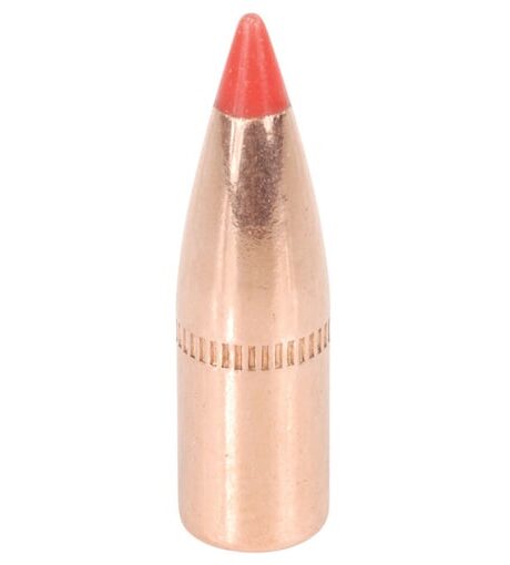 Hornady V-Max 22 Caliber (224 Diameter) Bullets 55 Grain Polymer Tip with Cannelure Box of 100