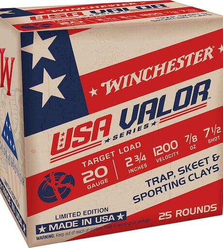 Winchester USA Valor Target Ammunition 20 Gauge 2-3/4" 7/8 oz #7-1/2 Shot