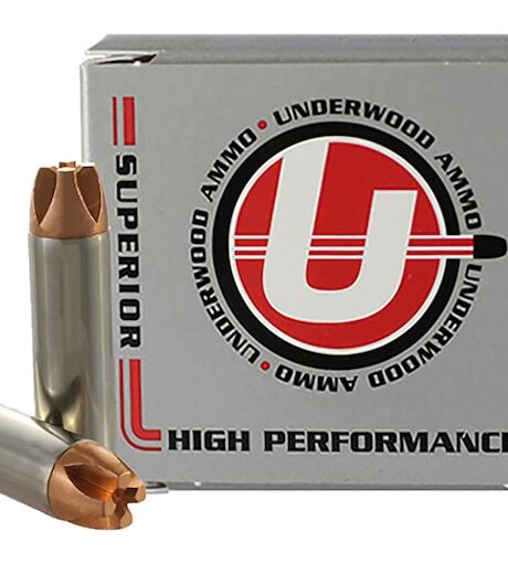 Underwood 500 S&W Magnum Ammo 350 Grain Lehigh Xtreme Penetrator Fluted Lead Free Box of 20