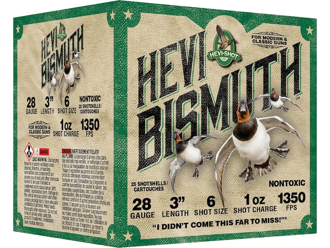 Hevi-Shot Hevi-Bismuth Waterfowl 28 Gauge Bismuth Ammo