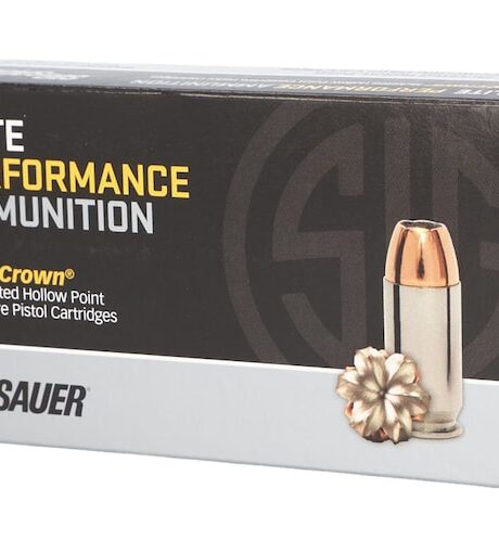 Sig Sauer Elite Performance 40 S&W Ammo 180 Grain Sig V-Crown Jacketed Hollow Point