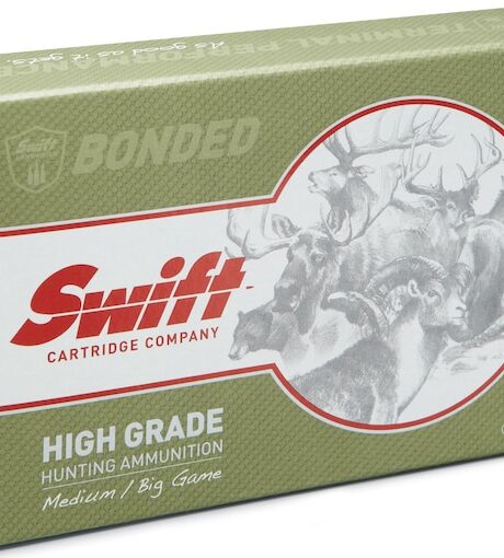 Swift High Grade Big Game Hunting 300 Remington Ultra Magnum Ammo 180 Grain Swift Scirocco II Bonded Polymer Tip Box of 20