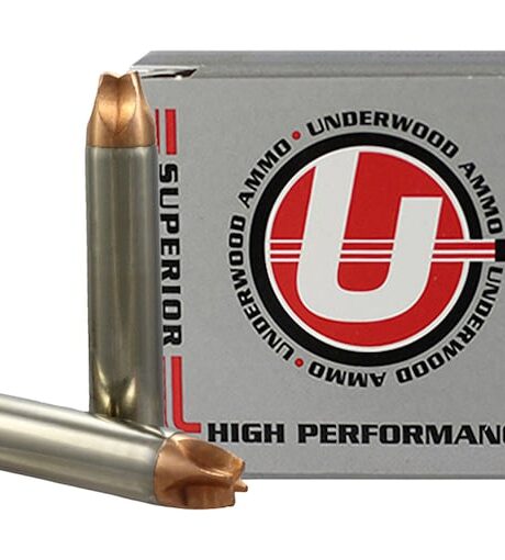 Underwood 45-70 Government +P Ammo 325 Grain Lehigh Xtreme Defense Fluted Lead Free Box of 20