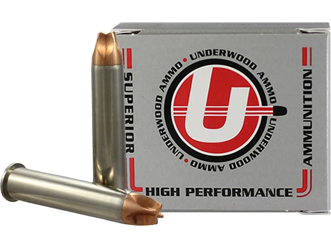 Underwood 45-70 Government +P Ammo 325 Grain Lehigh Xtreme Defense Fluted Lead Free Box of 20