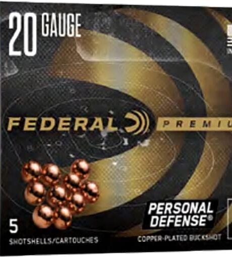 Federal Premium Personal Defense Ammunition 20 Gauge 2-3/4" #2 Buckshot 10 Pellets Flitecontrol Wad
