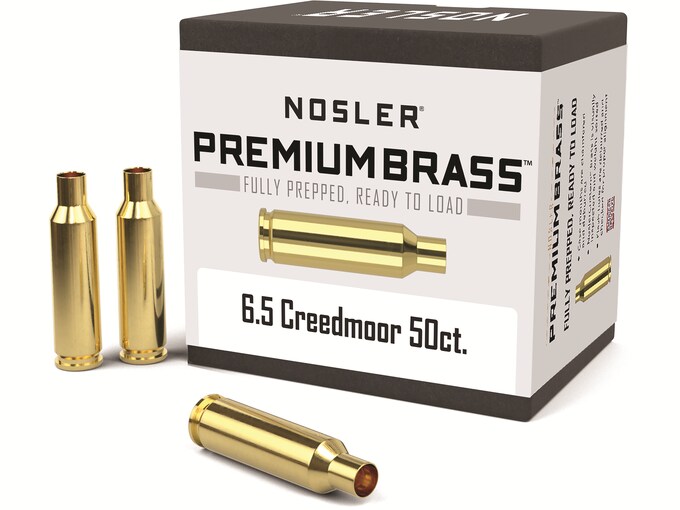 Nosler Custom 6.5 Creedmoor Brass Box of 50