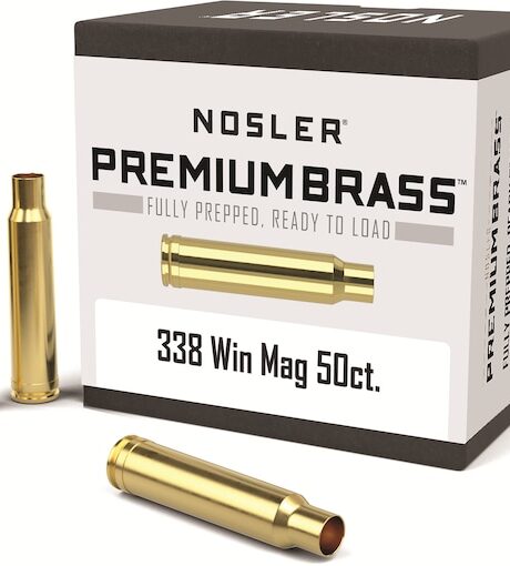 Nosler Custom 338 Winchester Magnum Brass Box of 50