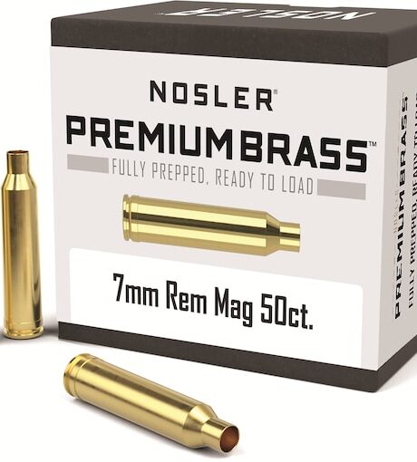 Nosler Custom 7mm Remington Magnum Brass Box of 50