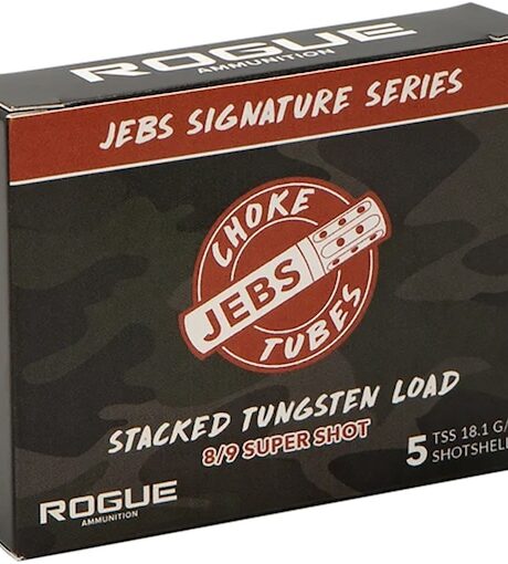 Rogue Jebs Signature Series Turkey TSS 20 Gauge Ammo 3" #8 and #9 Tungsten Shot 1-5/8 oz Box of 5