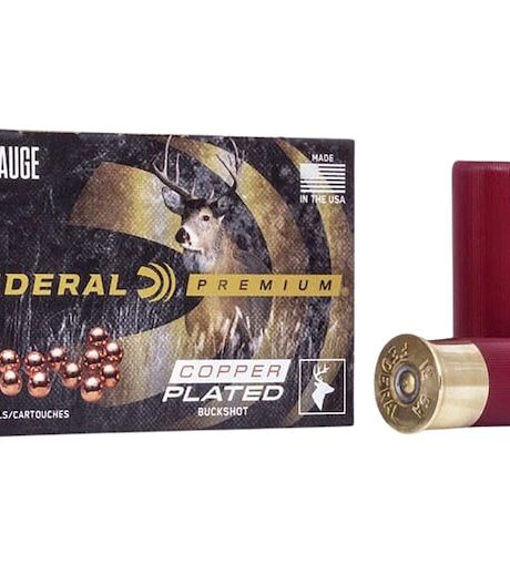 Federal Premium Vital-Shok 12 Gauge Buckshot Ammo 2-3/4" #00 Buckshot 12 Pellets
