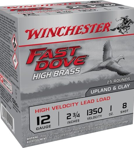 Winchester Fast Dove High Brass 12 Gauge Ammo