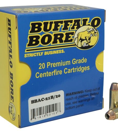 Buffalo Bore 10mm Auto Ammo 180 Grain Jacketed Hollow Point Box of 20