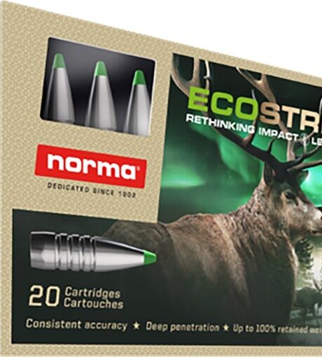 Norma Ecostrike 300 Winchester Short Magnum (WSM) Ammo 165 Grain Polymer Tip Lead Free Box of 20