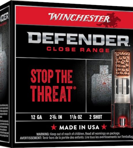 Winchester Defender 12 Gauge Copper Plated Lead Ammo