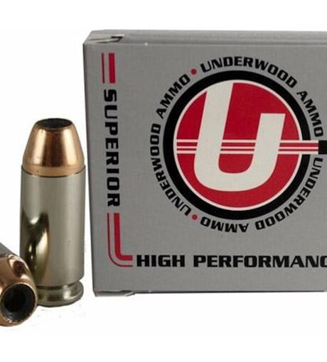 Underwood 40 S&W Ammo 135 Grain Nosler Sporting Handgun Jacketed Hollow Point Box of 20