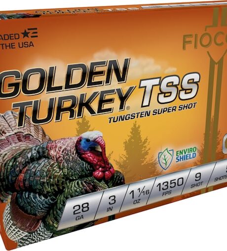 Fiocchi Golden Turkey TSS 28 Gauge Ammo 3" #9 Tungsten Shot 1-1/16 oz Box of 5