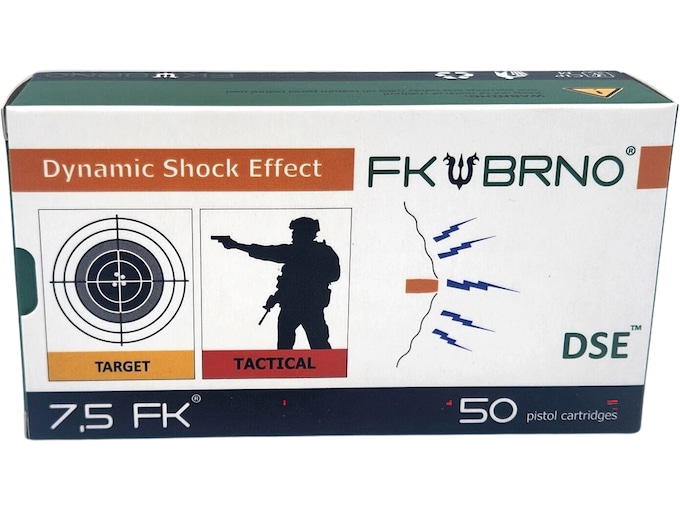 FK BRNO F9 7.5 FK Ammo 101 Grain Flat Nose Lead Free Box of 50