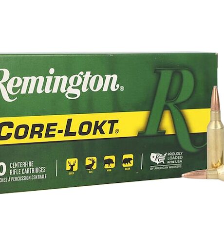 Remington Core-Lokt 7mm Remington Short Action Ultra Magnum Ammo 150 Grain Jacketed Soft Point Box of 20