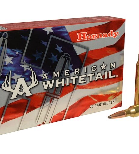 Hornady American Whitetail 7mm Remington Magnum Ammo 154 Grain Hornady Interlock Jacketed Soft Point Box of 20