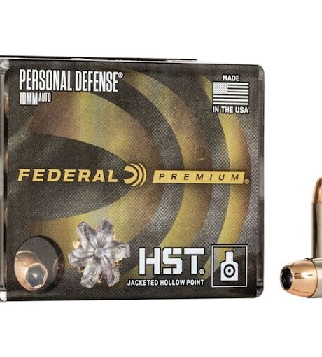Federal Premium Personal Defense 10mm Auto Ammo 200 Grain Federal HST Jacketed Hollow Point