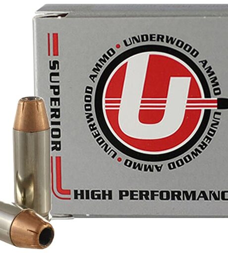 Underwood 45 Winchester Magnum Ammo 230 Grain Hornady XTP Jacketed Hollow Point Box of 20