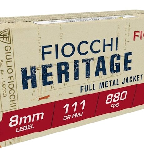 Fiocchi 8mm Lebel Revolver Ammo 111 Grain Full Metal Jacket Box of 50