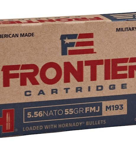 Frontier Cartridge Military Grade 5.56x45mm NATO Ammo 55 Grain Hornady Full Metal Jacket