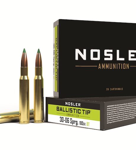 Nosler BT 30-06 Springfield Ammo 180 Grain Nosler Ballistic Tip Polymer Tip Box of 20