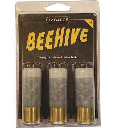 Reaper Defense Beehive Ammunition 12 Gauge 2-3/4" 32 Caliber Rubber Balls 20 Pellets 3PK