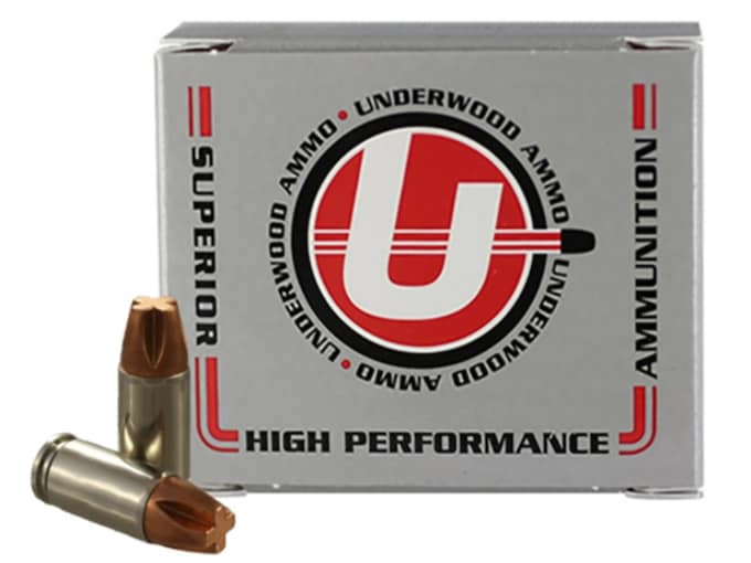 Underwood 9mm Luger +P+ Ammo 115 Grain Lehigh Xtreme Penetrator Fluted Lead Free Box of 20