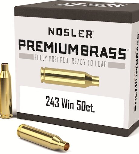 Nosler Custom 243 Winchester Brass Box of 50