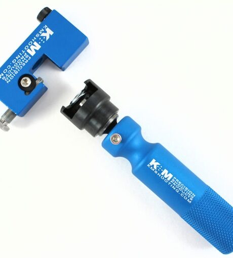 K&M Micro-Adjustable Neck Turner with Tool Steel Cutter