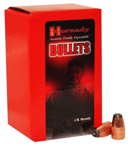 Hornady 45 Caliber (458 Diameter) Bullets 300 Grain Jacketed Hollow Point with Cannelure Box of 50