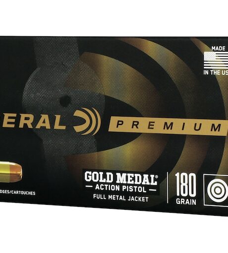 Federal Premium Gold Medal Match 40 S&W Ammo 180 Grain Full Metal Jacket