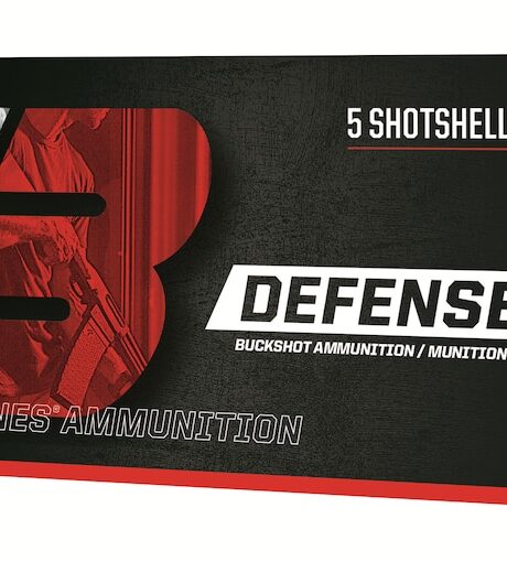 Barnes Defense 12 Gauge Ammo 2-3/4" #00 Buckshot 8 Pellets Box of 5