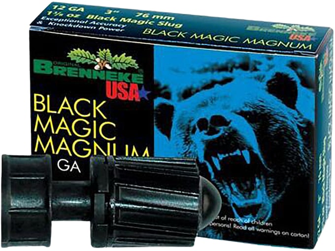 Brenneke Black Magic Magnum 12 Gauge Rifled Slug 3" 1-3/8oz Box of 5