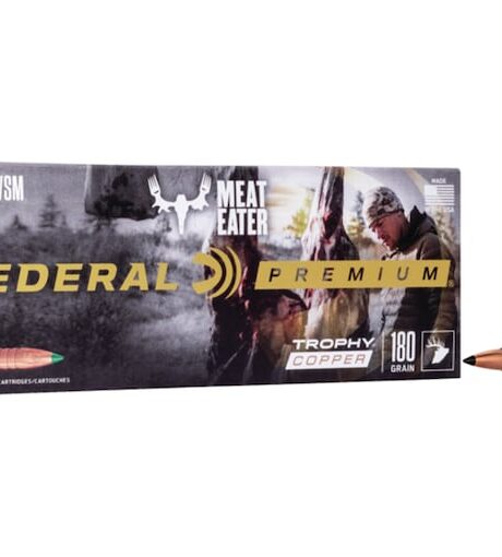 Federal Premium Meat Eater 300 Winchester Short Magnum (WSM) Ammo 180 Grain Federal Trophy Copper Polymer Tip Lead Free Box of 20