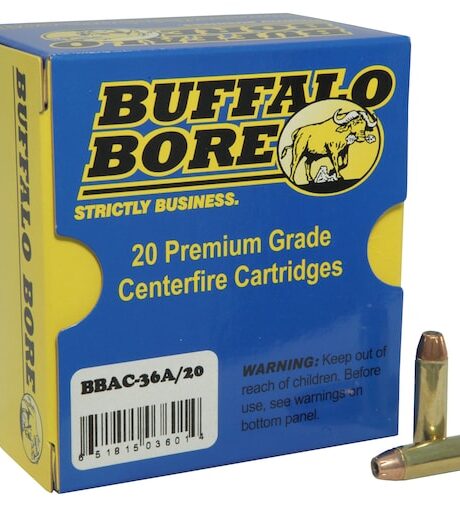 Buffalo Bore 32 H&R Magnum +P Ammo 100 Grain Jacketed Hollow Point Box of 20