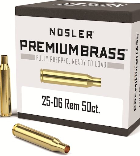 Nosler Custom 25-06 Remington Brass Box of 50