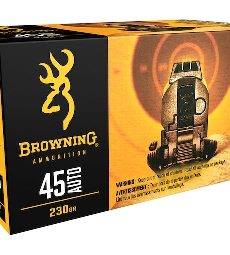 Browning FMJ 45 ACP Ammo 230 Grain Full Metal Jacket