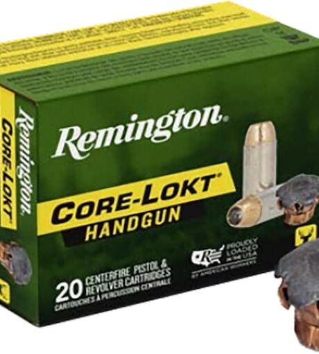 Remington Core-Lokt 357 Magnum Ammo 180 Grain Semi-Jacketed Hollow Point Box of 20