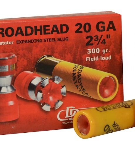 DDupleks Broadhead Devastator 20 Gauge Slug 2-3/4" 11/16oz Box of 5