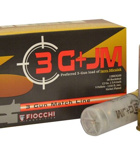 Fiocchi 3 Gun 12 Gauge Buckshot Ammo 2-3/4"